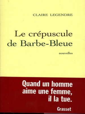 cover image of Le crépuscule de Barbe-bleue
